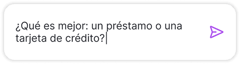 Campo para enviar una consulta